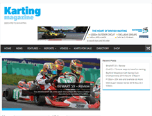 Tablet Screenshot of kartingmagazine.com